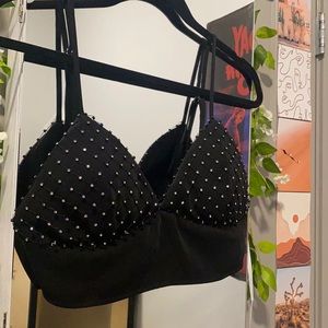 Black Crop Top/Bralette